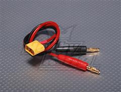 601CC-14-30c Charge Cable w/Male XT60<>4mm Banana plug(10266)